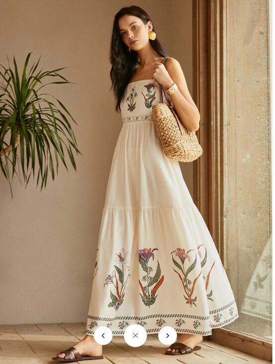 Commense Dresses & Skirts - NWT Commense Backless Pleated Floral Dress Sz L